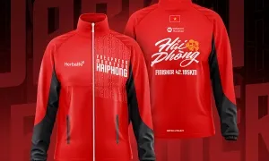 VM Hải Phòng công bố áo gió finisher cho VĐV 42km